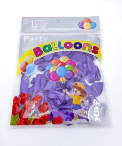party shaty party balloons violet pack of 50 pieces