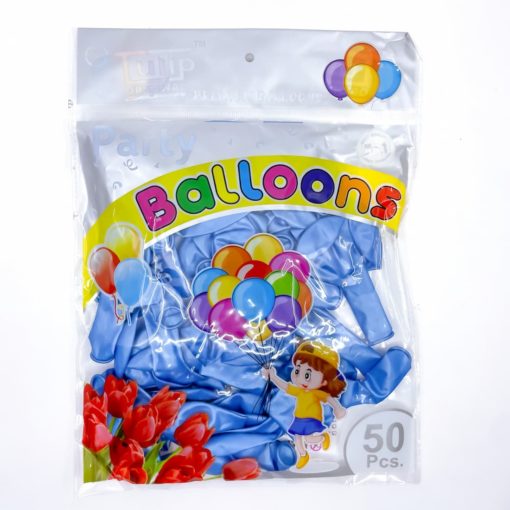 party shaty party balloons sky blue pack of 50 pieces