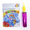 Party Balloons with Pump Set Sky Blue