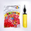 Party Balloons with Pump Set Red