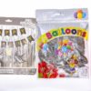 Happy Birthday 18 Piece DIY Kit Silver