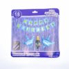 Happy Birthday Banner Set 18 Piece Kit Banner, Foil Balloon, Curtains Royal Blue