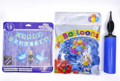 Happy Birthday 18 Piece DIY Kit Royal Blue