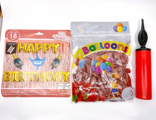 Happy Birthday 18 Piece DIY Kit Red