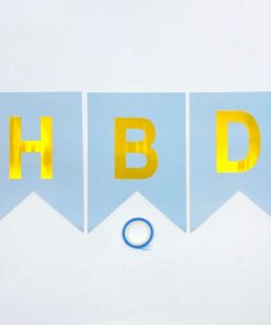 Birthday banner Light Blue
