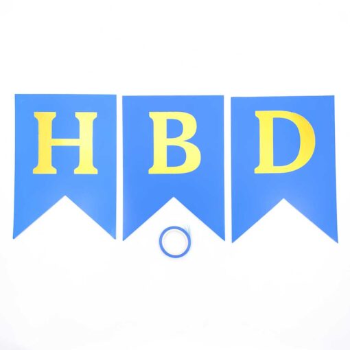Birthday Banner Blue