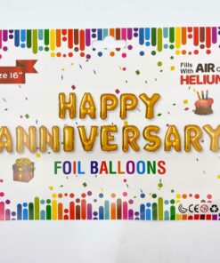 Happy Anniversary Foil Balloon