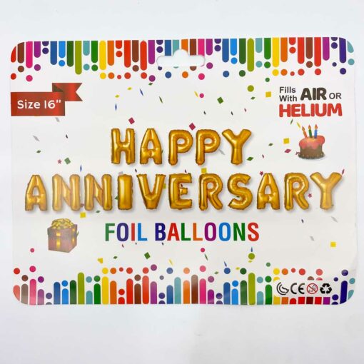 Happy Anniversary Foil Balloon