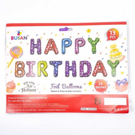 Happy birthday Foil Balloon