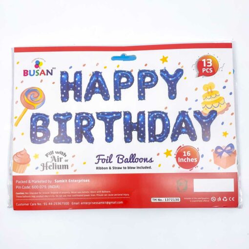 Happy Birthday Foil Balloon