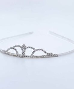 Silver Tiara Crown for Girls