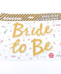 Bride to be banner for engagement party