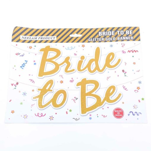 Bride to be banner for engagement party