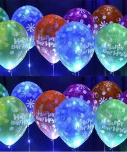 LED Happy Birthday Balloons