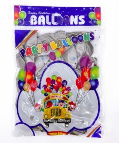 Party Shaty - Party Balloons - Small - Silver