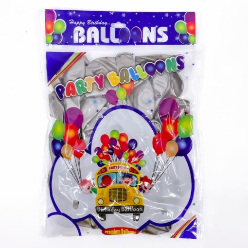 Party Shaty - Party Balloons - Small - Silver