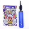 Party Shaty - Party Balloons With Pump Set - Small - Silver