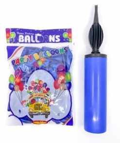 Party Shaty - Party Balloons With Pump Set - Small - Royal Blue