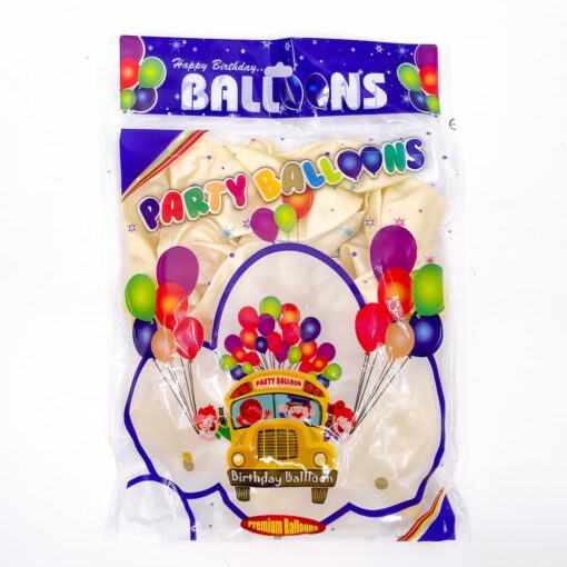 Party Shaty - Party Balloons - Small - White