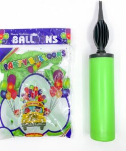 Party Shaty - Party Balloons With Pump Set - Small - Green