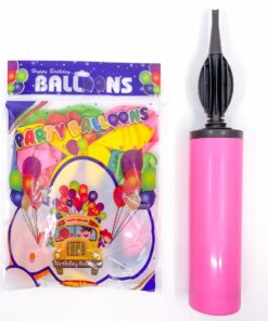 Party Shaty - Party Balloons With Pump Set - Small - Mixed