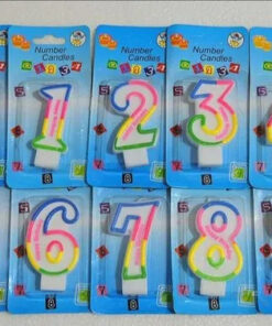 Number candles for Cake