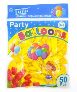 Metallic Balloon Yellow