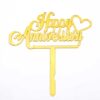 Happy Anniversary Cake Topper