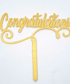 Congratulations Cake Topper