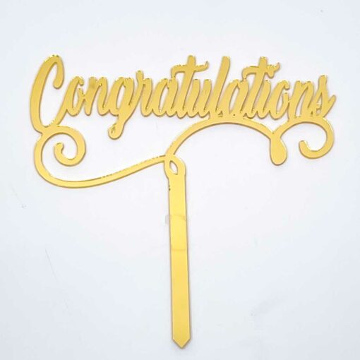 Congratulations Cake Topper