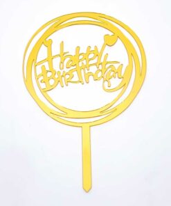 Happy Birthday Cake Topper
