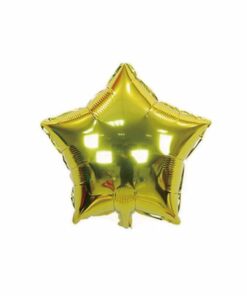 Gold Star Foil Balloon For Birthday, Anniversary Party