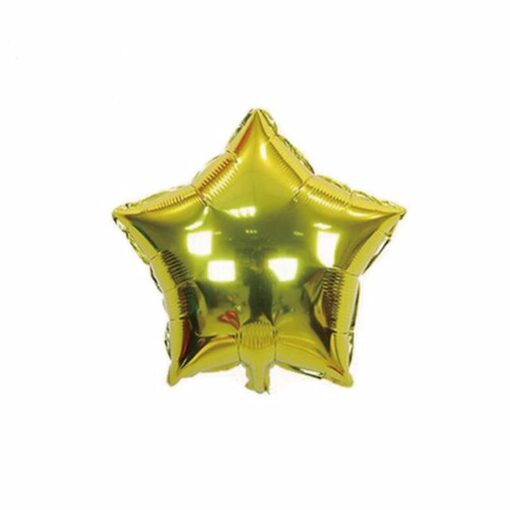 Gold Star Foil Balloon For Birthday, Anniversary Party