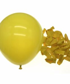 Metallic Yellow Balloons